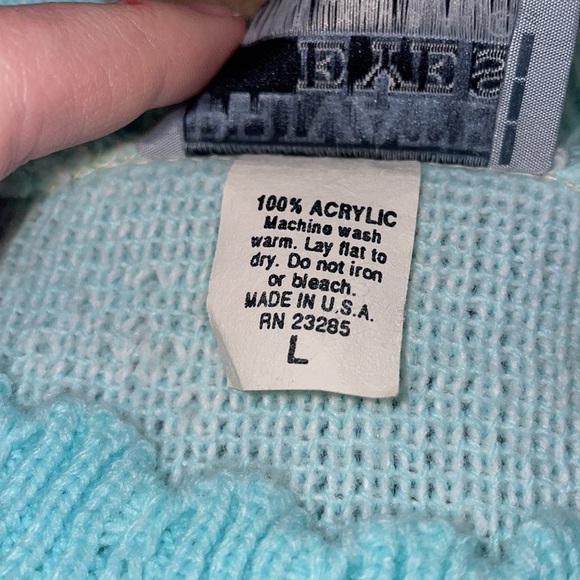 Vintage blue sweater - Picture 3 of 3